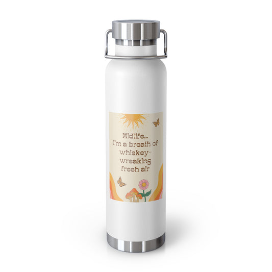 Copper Vacuum Insulated Bottle, 22oz - whiskey-wreaking